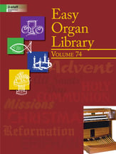 Easy Organ Library, Vol. 74 Organ sheet music cover